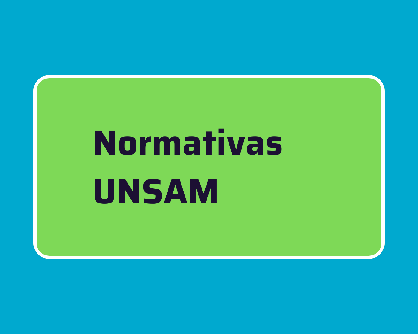 Normativas UNSAM